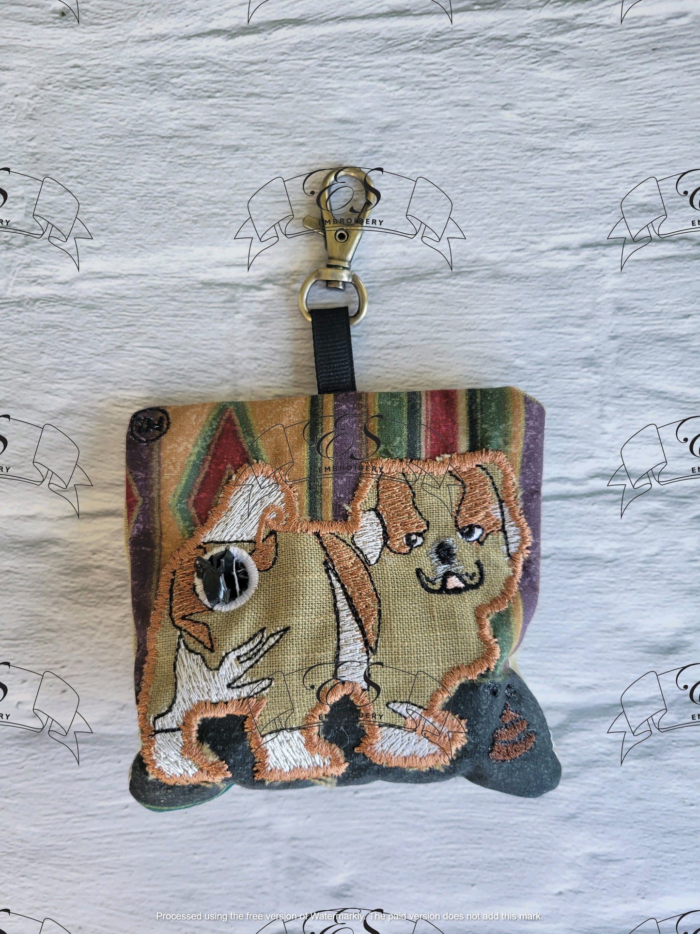 Tibetan Spaniel Waste Bag Holder