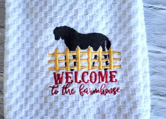 Welcome to the Farmhouse Towel