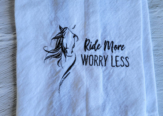 Ride More Worry Less Towel