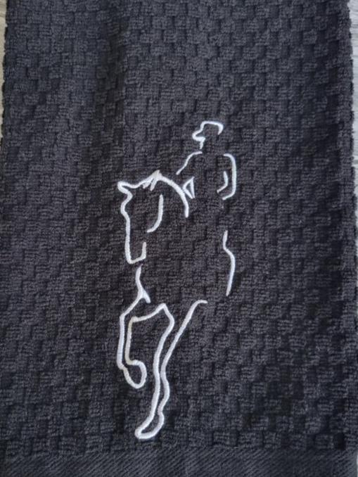 Horse Trotting to You Towel