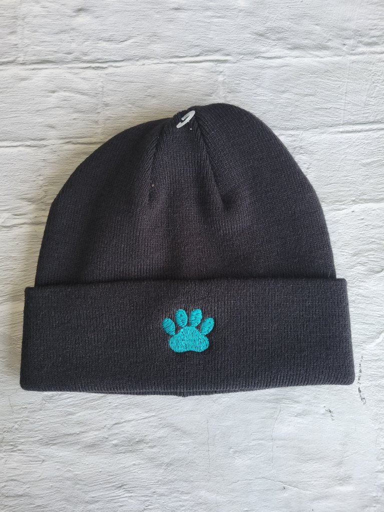 Paw Print Beanie