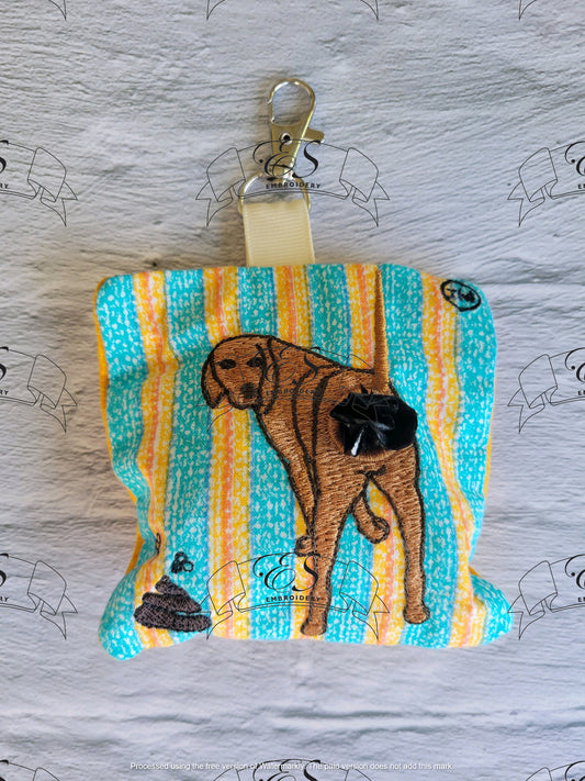 Redbone Coonhound Waste Bag Holder