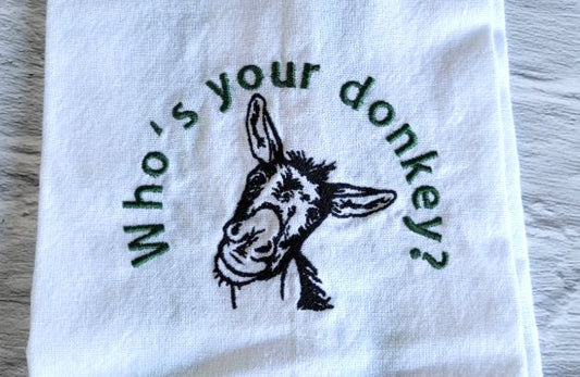 Who's Your Donkey Towel