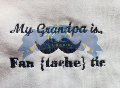 My Grandpa is Fan {tache} tic Bib