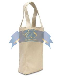 Double Bottle Wine Tote - ES Embroidery