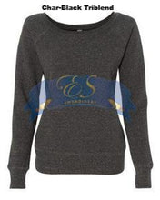Sponge Fleece Wide Neck Sweatshirt - ES Embroidery