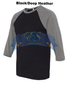3/4-Sleeve Baseball T-Shirt - ES Embroidery