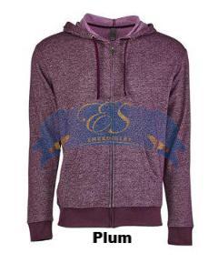 Denim Fleece Full-Zip Hoody - ES Embroidery