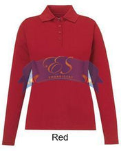 Performance Long-Sleeve Piqué Polo - ES Embroidery