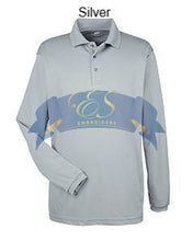 Cool & Dry Long-Sleeve Mesh Piqué Polo - ES Embroidery