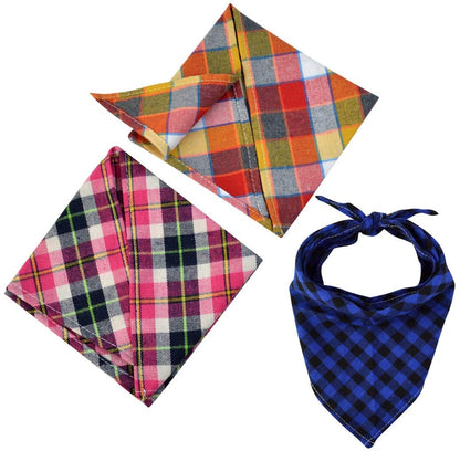 Woof with Paw Prints Tie Bandana