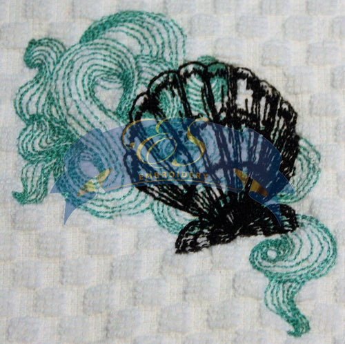 Seashell Kitchen Towel