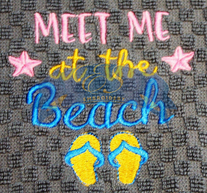 Meet Me at the Beach Hand/Bath Towel
