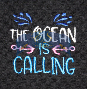 The Ocean is Calling Hand Towel/Bath Towel