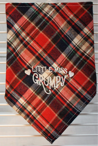Little Miss Grumpy Tie Bandana