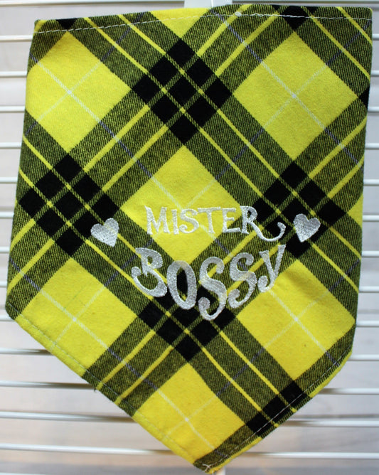 Mister Bossy Tie Bandana