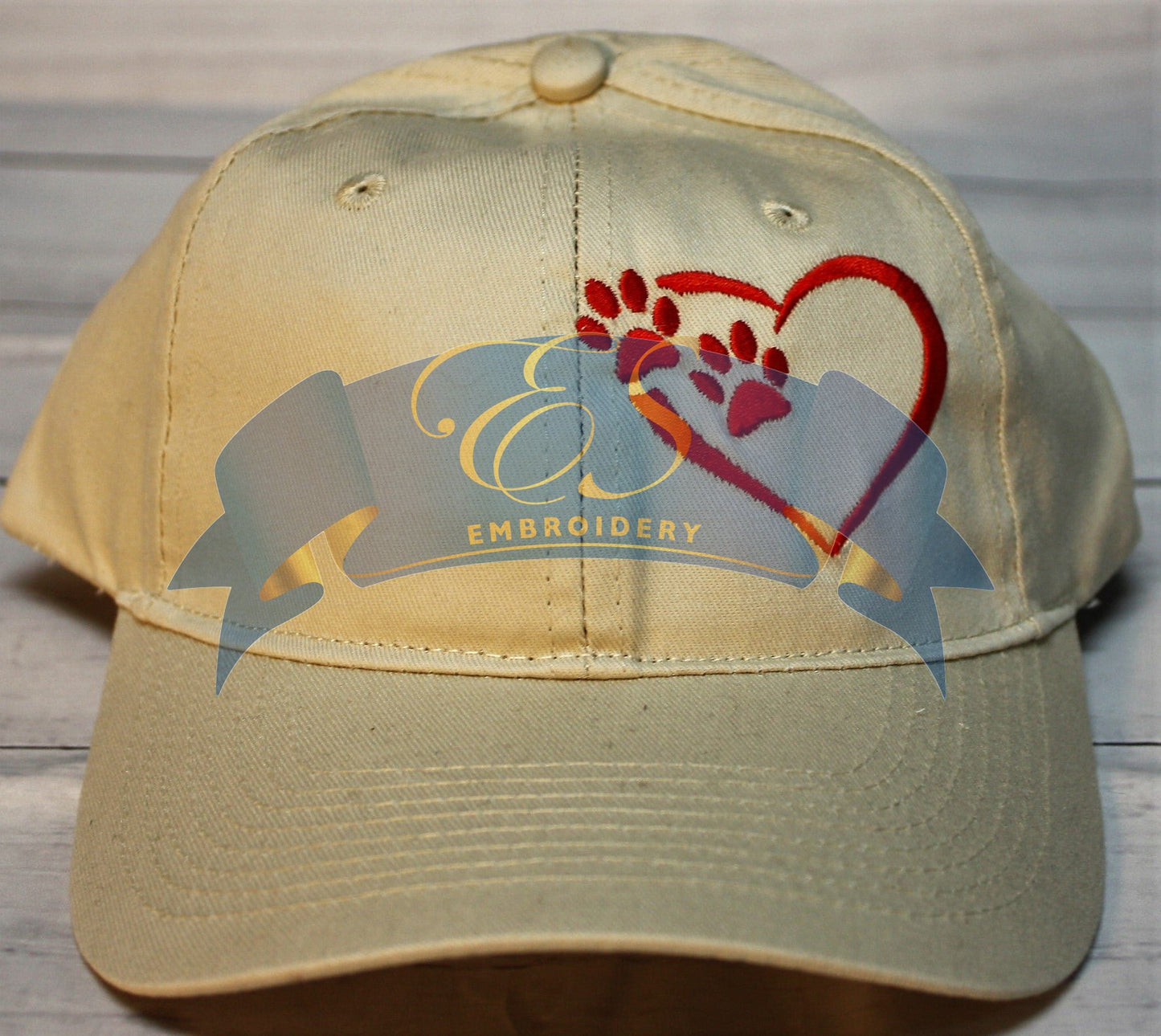 Heart with Paw Prints Hat