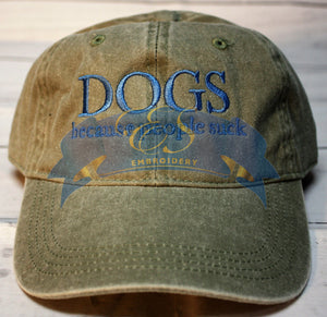 Dogs Because People Suck Hat