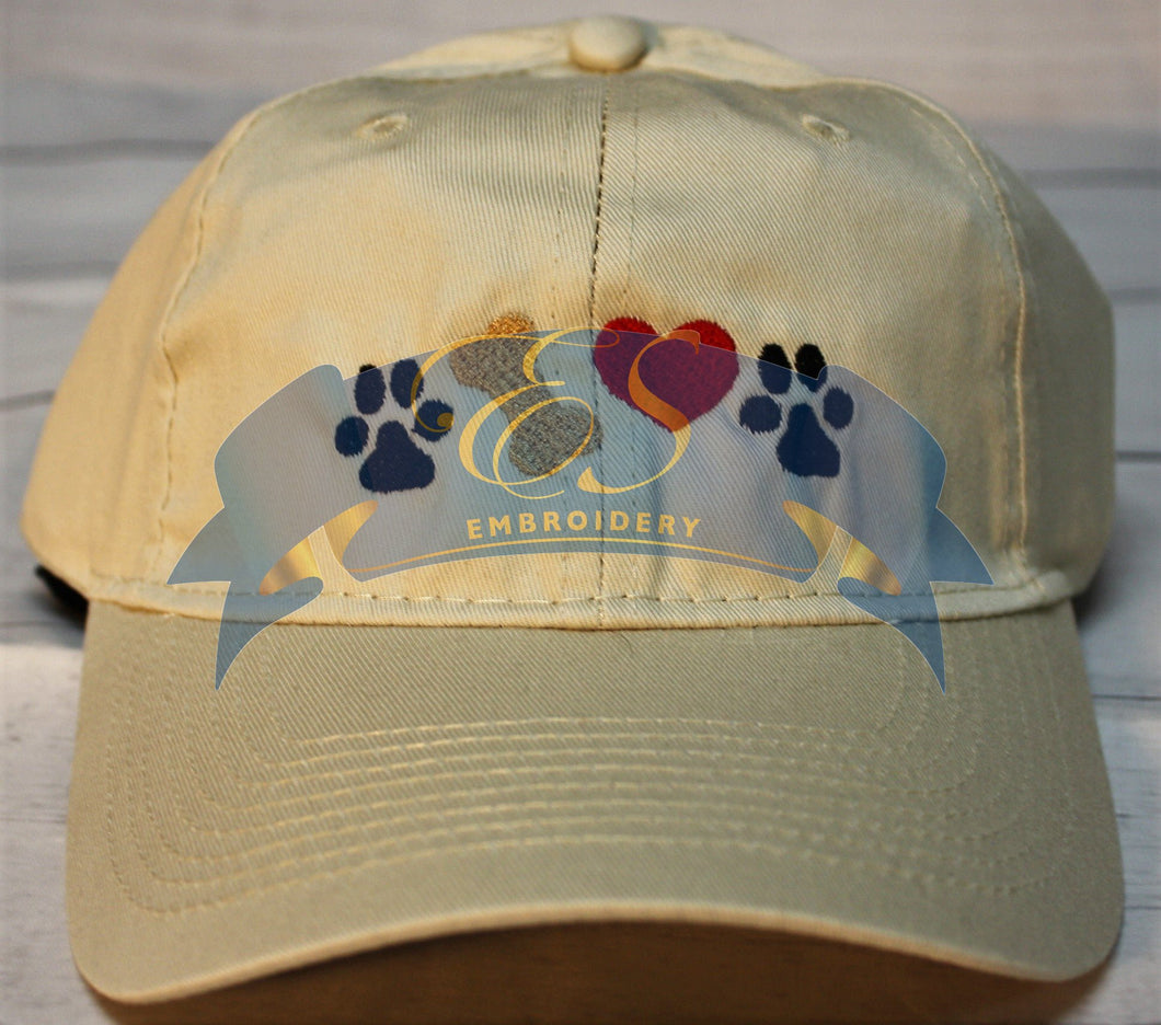 Paw, Bone, Heart, Paw Hat