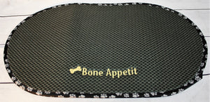 Bone Appetit Bowl Mat