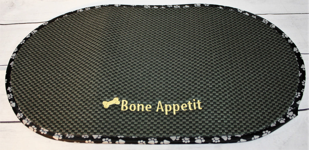 Bone Appetit Bowl Mat