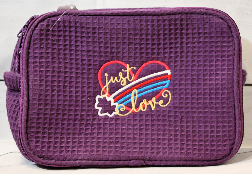 Just Love Waffle Weave Spa Bag