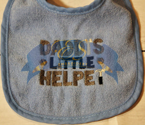 Daddy's Little Helper Bib
