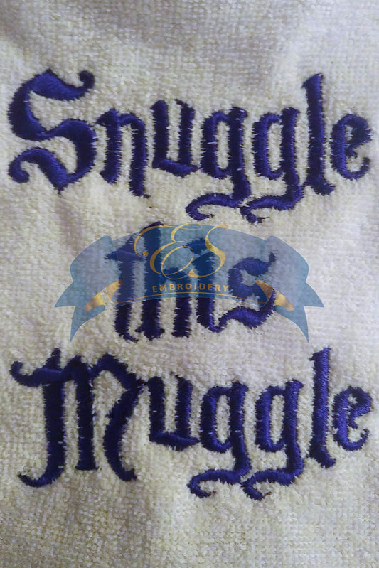 Snuggle this Muggle Hooded Bath Towel