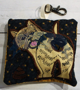 Norwich Terrier Dog Waste Bag Holder