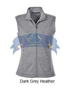 Mélange Fleece Vest - ES Embroidery