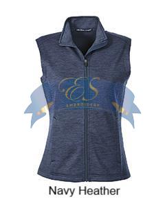 Mélange Fleece Vest - ES Embroidery