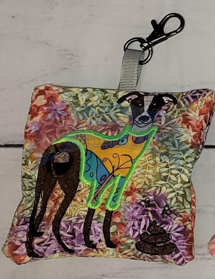 Greyhound Dog Waste Bag Holder