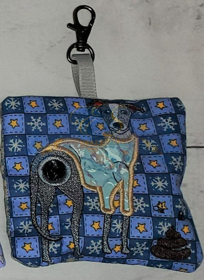 Greyhound Dog Waste Bag Holder