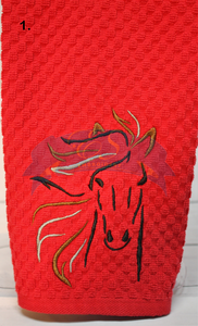 Horse Facing You Towel
