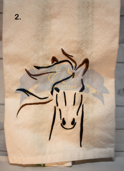 Horse Facing You Towel