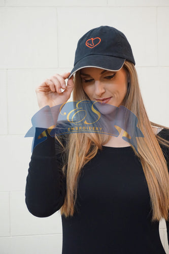 Classic Cut Brushed Cotton Twill Sandwich Cap - ES Embroidery