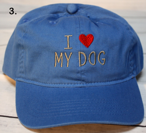I <3 my dog hat