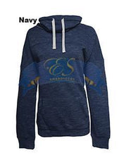 Melange Fleece Cowl Neck Sweatshirt - ES Embroidery