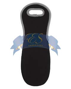 Neoprene Single Wine Tote - ES Embroidery